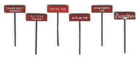 Labelle Burma Shave Sign Set #1 HO-Scale Labelle Burma Shave Sign Set #1 HO-Scale