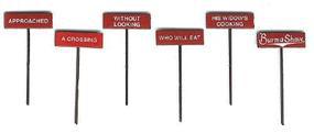 Labelle Burma Shave Sign Set #3 HO-Scale Labelle Burma Shave Sign Set #3 HO-Scale