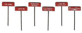 Labelle Burma Shave Sign Set #5 HO-Scale Labelle Burma Shave Sign Set #5 HO-Scale