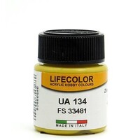Lifecolor Zinc Chrome Yellow FS33481 Acrylic (22ml Bottle) UA 134 Hobby and Model Acrylic Paint #134