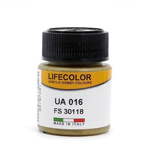 Lifecolor Dark Earth FS30118 Acrylic (22ml Bottle) UA 016 Hobby and Model Acrylic Paint #16