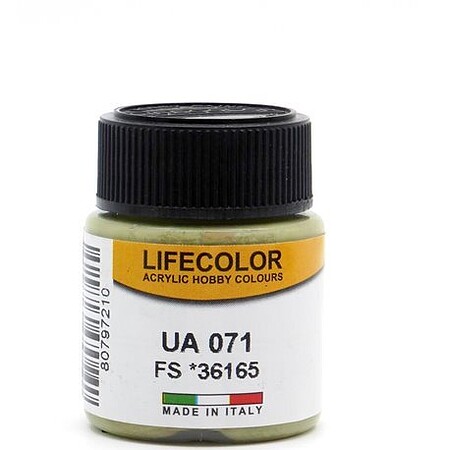 Lifecolor Grey RLM02 FS36165 (22ml Bottle) UA 071 Hobby and Model Acrylic Paint #71