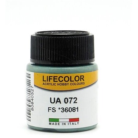 Lifecolor Dark Grey RLM74 FS36081 (22ml Bottle) UA 072 Hobby and Model Acrylic Paint #72