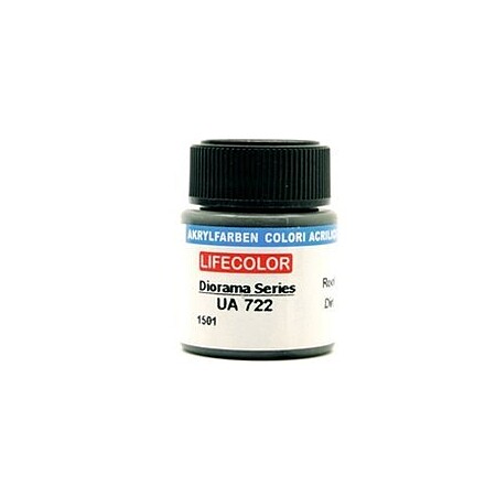 Lifecolor Rail Weathering Roof Dirt (22ml Bottle) UA 722 Hobby and Model Acrylic Paint #722