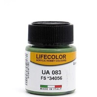 Lifecolor German Tank Medium Green FS34056 (22ml Bottle) UA 083 Hobby and Model Acrylic Paint #83