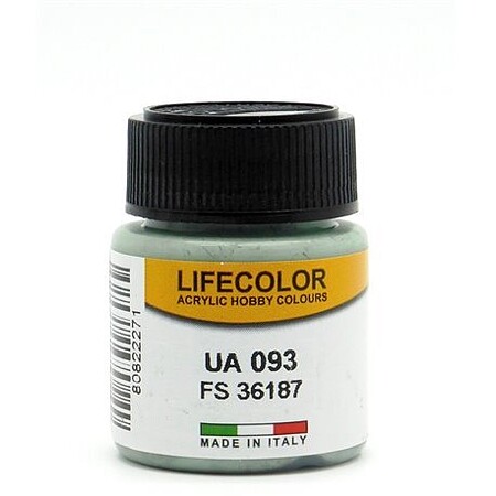 Lifecolor Ocean Grey FS36187 (22ml Bottle) UA 093 Hobby and Model Acrylic Paint #93