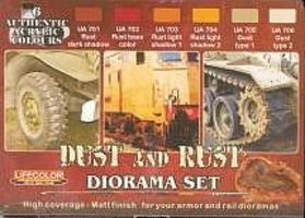 Lifecolor Dust & Rust Diorama Acrylic Set (6 22ml Bottles)