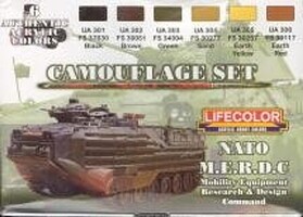 Lifecolor NATO MERDC Camouflage Acrylic Set (6 22ml Bottles) Lifecolor NATO MERDC Camouflage Acrylic Set (6 22ml Bottles)