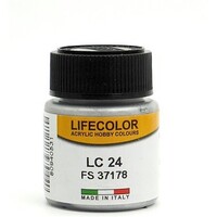 Lifecolor Matt Natural Metal FS37178 (22ml Bottle) Hobby and Model Acrylic Paint #lc24