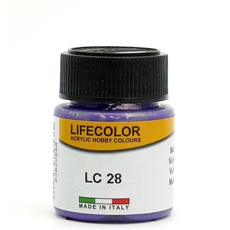 Lifecolor Matt Violet (22ml Bottle) Hobby and Model Acrylic Paint #lc28