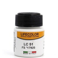 Lifecolor Gloss White FS17925 (22ml Bottle) Hobby and Model Acrylic Paint #lc51