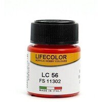 Lifecolor Gloss Red FS11302 (22ml Bottle) Hobby and Model Acrylic Paint #lc56