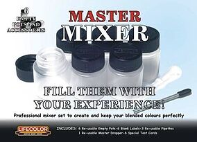 Lifecolor Master Mixer Set to Create Blended Colors (6 empty pots w/labels) Lifecolor Master Mixer Set to Create Blended Colors (6 empty pots w/labels)