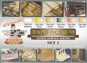 Lifecolor Tensocrom Weathering #1 Acrylic Paint (6 22ml Bottles) Hobby and Model Paint Set #tsc1 Lifecolor Tensocrom Weathering #1 Acrylic Paint (6 22ml Bottles) Hobby and Model Paint Set #tsc1