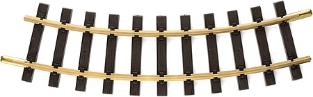 LGB R1 Curved Track 30-Degree 43 Diameter G Scale Brass Model Train Track #11000