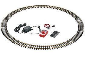 LGB Starter Track Set 12 R1 4'3''  130cm Diameter Curved Track Sections, Speed Controller, Hookup G-Scale