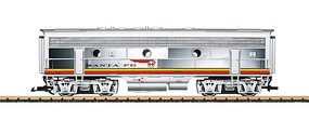 LGB EMD F7B Sound and MZS-DCC Santa Fe (Warbonnet, silver, red) G-Scale
