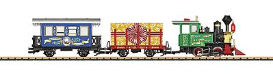 LGB Christmas Steam Train-Only Set Christmas Paint Scheme - G-Scale