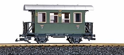 LGB Two-Axle Wooden Coach German State Railroad (DRG) #K2576 - G-Scale