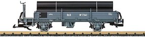 LGB Low Side Car w/Pipe Load G-Scale