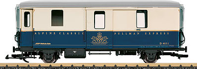 LGB Pullman Exp Baggage Car G Scale Model Train Passenger Car #40844