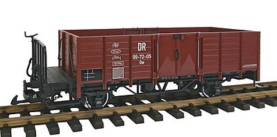 LGB High-Side Gondola DR G Scale Model Train Freight Car #43121