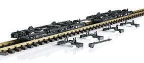 LGB Type Rf4 Roll Car for Moving Standard Gauge Equipment 2-Pack Ready to Run German State Railways DR (black) G-Scale LGB Type Rf4 Roll Car for Moving Standard Gauge Equipment 2-Pack Ready to Run German State Railways DR (black) G-Scale