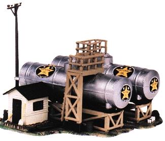 Life-Like National Oil Co. Kit Model Train Building HO Scale #1331