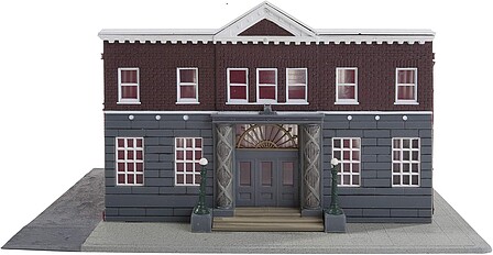 Woodlawn Police Station Kit Model Train Building HO Scale #1382 by 