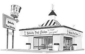 Life-Like Kentucky Fried Chicken(R) Drive In Kit Model Train Building HO Scale #1394