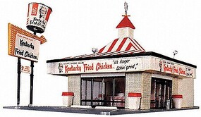 Life-Like Kentucky Fried Chicken(R) Drive In Kit Model Train Building HO Scale #1394