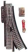Remote Control Turnout Power-Loc(TM) Left Hand Model Train Track Steel HO Scale #21306
