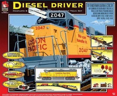 Life-Like Diesel Driver Union Pacific Model Train Set HO Scale #8852