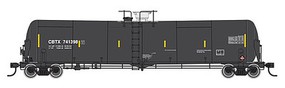 55' Trinity Modified 30,145-Gallon Tank Car - Ready to Run CIT Group CBTX #2 (black, white w/conspicuity marks)