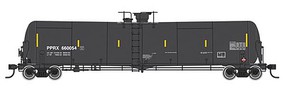 55' Trinity Modified 30,145-Gallon Tank Car - Ready to Run Conoco Phillips PPRX #1 (black, white w/conspicuity marks)