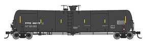 55' Trinity Modified 30,145-Gallon Tank Car - Ready to Run Conoco Phillips PPRX #2 (black, white w/conspicuity marks)