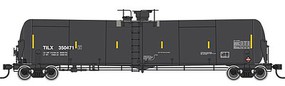 55' Trinity Modified 30,145-Gallon Tank Car - Ready to Run Trinity Industries Leasing TILX #2 (black, conspicuity marks)