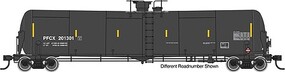 Life-Like-Proto 55' Trinity Modified 30,145-Gallon Tank Car Ready to Run First Union Wells Fargo Rail Corp PFCX #201311 (black, white, yellow conspicui