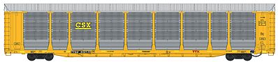Life-Like-Proto 89 Thrall Bi-Level Auto Carrier CSX Rack #B1561/Flat TTGX #652139 HO Scale #101312