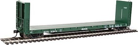 Life-Like-Proto 50' CC&F Bulkhead Flatcar Ready to Run BC Rail BCOL #818474 Life-Like-Proto 50' CC&F Bulkhead Flatcar Ready to Run BC Rail BCOL #818474