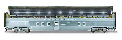 Life-Like-Proto LED Lgt Kit f/Bi-Lvl Cch HO Scale Model Train Passenger Car #1058
