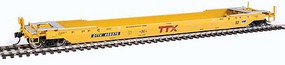 Gunderson 53' Rebuilt All-Purpose Well Car - Ready to Run TTX DTTX 469576 (Small Railbox Logo)
