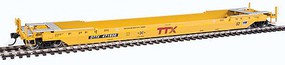 Gunderson 53' Rebuilt All-Purpose Well Car - Ready to Run TTX DTTX 471600 (Small Railbox Logo)