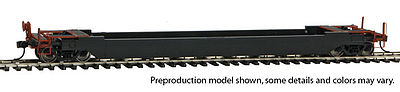 Life-Like-Proto Gunderson Rebuilt All Purpose 40 Well Car Undecorated HO Scale Model Train Fregiht Car #109100
