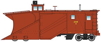 Life-Like-Proto Russell Snowplow - Ready to Run - Alaska Railroad #4 HO Scale Model Train Freight Car #110013