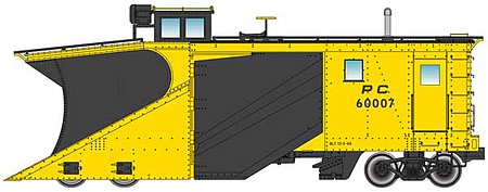 Life-Like-Proto Russell Snowplow - Ready to Run Penn Central #60007