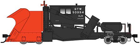 Life-Like-Proto Jordan Spreader - Ready to Run Grand Trunk Western 50994 (black, red, white)