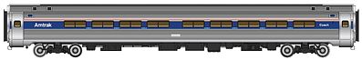 Life-Like-Proto 85 Amfleet I 84-Seat Coach Amtrak Phase IV HO Scale #11204
