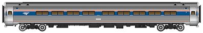Life-Like-Proto 85 Amfleet I 84-Seat Coach Amtrak Phase IVb HO Scale #11205