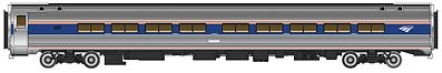 Life-Like-Proto 85 Amfleet II 59-Seat Coach Amtrak Phase IVb HO Scale #11222